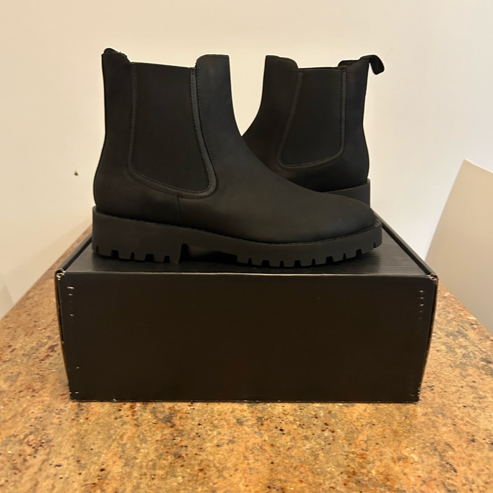 Thursday Boot Company Matte Black Ankle Booties